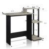 Furinno 11192 Efficient Home Laptop Notebook Computer Desk, French Oak/Black - Image 2