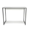 OFM Essentials Collection Office/Computer Desk and Workstation with Metal Legs, in White with Black Frame (ESS-1040-BLK-WHT) - Image 2
