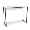 OFM Essentials Collection Office/Computer Desk and Workstation with Metal Legs, in White with Black Frame (ESS-1040-BLK-WHT)
